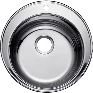 Мойка кухонная Омега нержавеющая сталь 5108О Мойка кухонная Омега нержавеющая сталь 5108О, 1