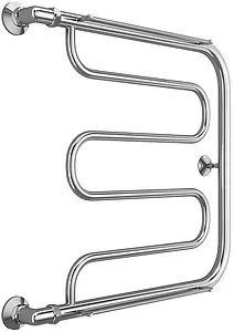 Полотенцесушитель водяной Terminus Фокстрот 1" БШ 600х600 полированная сталь 4620768881107 Полотенцесушитель водяной Terminus Фокстрот 1" БШ 600х600 полированная сталь 4620768881107, 1