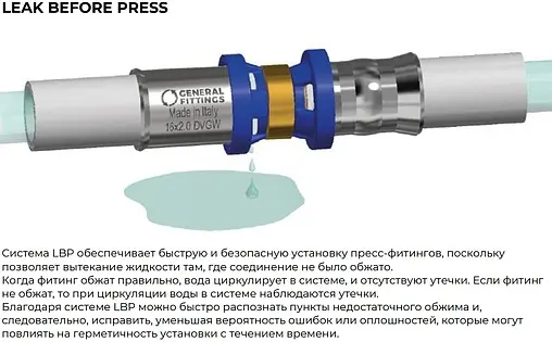 Муфта пресс редукционная 26мм x 20мм General Fittings 5T0003H776600T