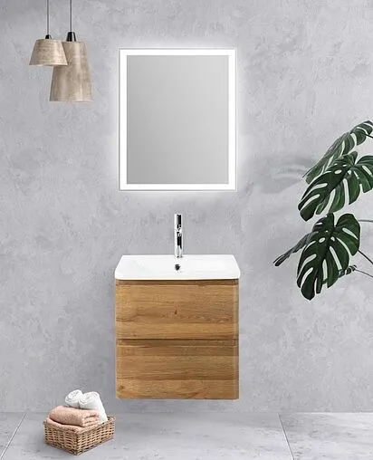 Тумба-умывальник подвесная BelBagno ALBANO-CER 50 Rovere Rustico ALBANO-CER-500-2C-SO-RR+12050-KL