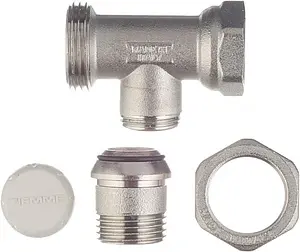 Вентиль запорный прямой ¾" в/н Tiemme 3230014 Вентиль запорный прямой ¾" в/н Tiemme 3230014, 5