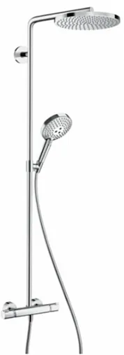 Душевая система с термостатом для душа Hansgrohe Raindance Select S 240 1jet PowderRain хром 27633000