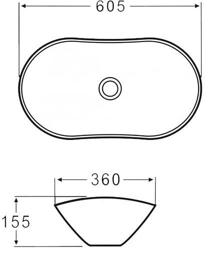 Раковина BelBagno 60.5 бежевый матовый BB1404-H316