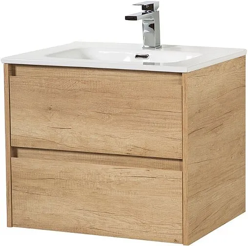 Тумба под умывальник подвесная BelBagno KRAFT 60 Rovere Nebrasca Nature KRAFT-600-2C-SO-RNN