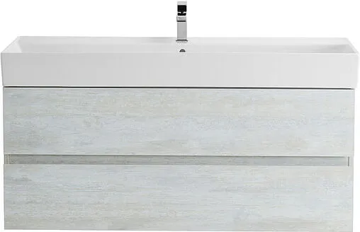 Тумба-умывальник подвесная Cezares Molveno 46 120 Legno Bianco MOLVENO 46-120-2C-SO-LB+CZR-MIL-120-LVB