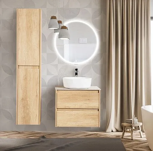 Тумба-умывальник подвесная BelBagno KRAFT 70 Rovere Nebrasca Nature KRAFT-700-2C-SO-RNN+