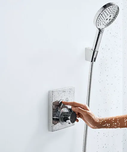 Термостат для 2 потребителей Hansgrohe ShowerSelect хром 15763000