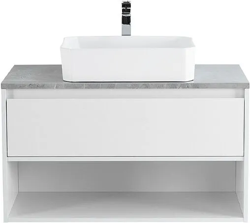 Тумба под умывальник подвесная BelBagno KRAFT 80 Bianco Opaco KRAFT-800-1C-SO-BO