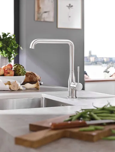 Смеситель для кухни Grohe Essence хром матовый 30269DC0