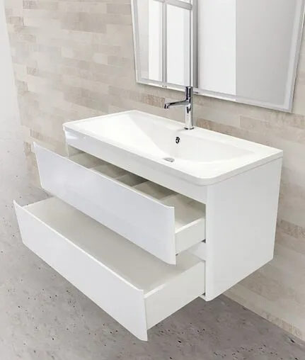 Тумба под умывальник подвесная BelBagno ALBANO 80 Bianco Lucido ALBANO-800-2C-SO-BL