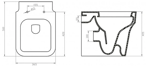 Комплект 5 в 1 BelBagno Janice BB124CB /BB124SC/BB025-CS/BB004-PR-BIANCO с кнопкой BB004-PR-BIANCO белый глянцевый