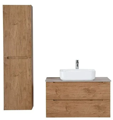 Тумба-умывальник подвесная BelBagno ETNA 90 Rovere Nature ETNA-900-2C-SO-RN-P+