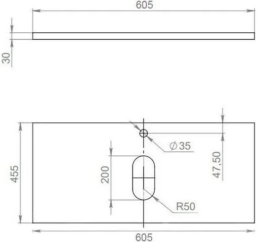 Консоль подвесная Uperwood UPD Tanos 60 бук тёмный 291020550+