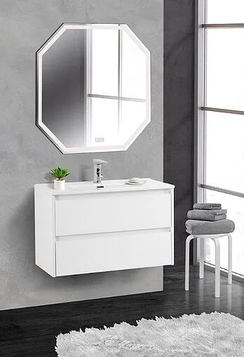 Тумба под умывальник подвесная BelBagno KRAFT 39 80 Bianco Opaco KRAFT 39-800/390-2C-SO-BO