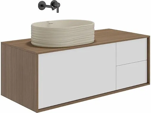 Раковина Kerama Marazzi Artbasin Conchiglia 50 белый матовый SA.wb.50\SAN