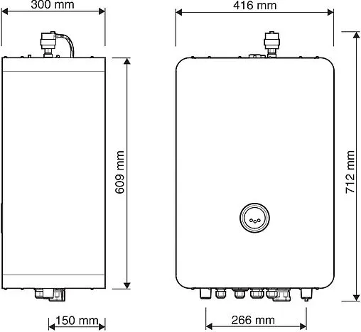 Котел электрический одноконтурный 15кВт Bosch Tronic Heat 3500 15 7738502586