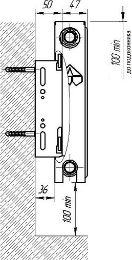 Радиатор стальной панельный Лидея Компакт ЛК 11 тип 11 500 x 1600 мм ЛК 11-516