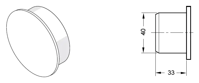 Заглушка внутренняя бесшумная D=50мм Rehau Raupiano Plus 11214541003 Заглушка внутренняя бесшумная D=50мм Rehau Raupiano Plus 11214541003, 2