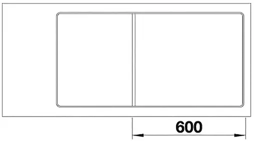 Мойка кухонная Blanco Axia III 6 S-F 100 L (доска ясень) антрацит 524663