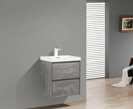 Тумба под умывальник подвесная BelBagno PIETRA MINI 50 Stucco Cemento PIETRA MINI-500AS-2C-SO-SCM