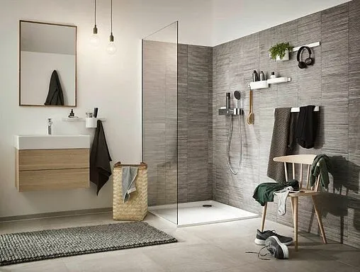 Термостат для душа Hansgrohe ShowerTablet Select 400 чёрный матовый 24360670