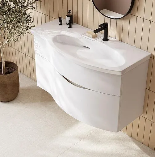 Раковина Kerama Marazzi Riva 100 R белый RV.wb.100Rh