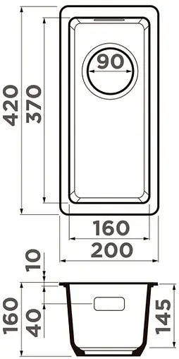 Мойка кухонная Omoikiri Kata 20-U-SA бежевый 4993419