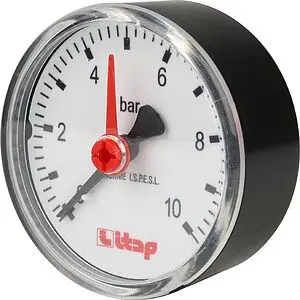 Манометр аксиальный Itap 63мм 10 бар ¼" 483B014 Манометр аксиальный Itap 63мм 10 бар ¼" 483B014, 4