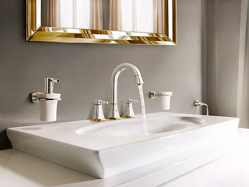 Смеситель для раковины Grohe Grandera хром/золото 20389IG0