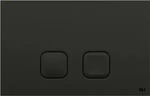 Клавиша смыва для унитаза OLI Plan 070829 черный матовый Клавиша смыва для унитаза OLI Plan 070829 черный матовый, 1