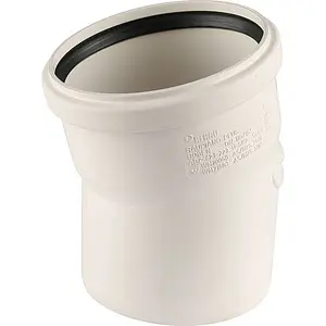 Отвод внутренний бесшумный D=110мм Угол 15° Rehau Raupiano Plus 11231321001 Отвод внутренний бесшумный D=110мм Угол 15° Rehau Raupiano Plus 11231321001, 1