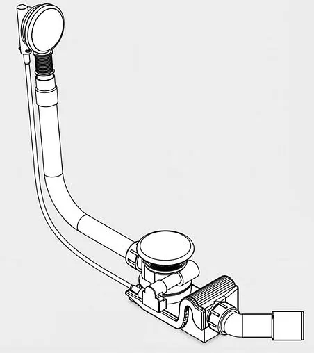 Слив-перелив для ванны Kaldewei KA 4040 белый 687772080001