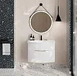 Зеркало на ремне с подсветкой Kerama Marazzi Cono 70 чёрный матовый CO.mi.P.70\BLK