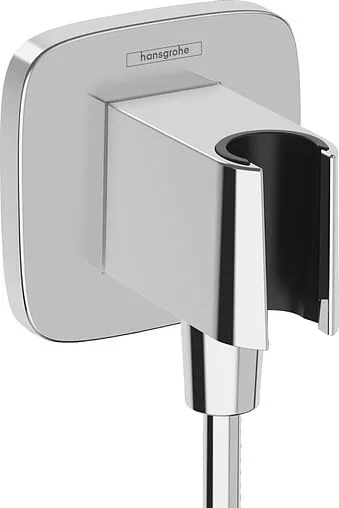 Шланговое подключение с держателем Hansgrohe FixFit Q хром 26887000