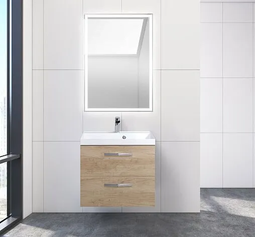 Тумба под умывальник подвесная BelBagno AURORA 60 Rovere Nebrasca Nature AURORA-600-2C-SO-RNN