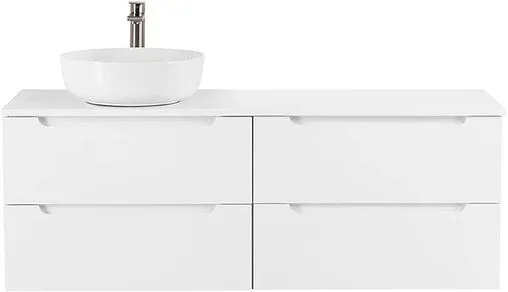 Тумба-умывальник подвесная BelBagno ETNA 120 L Bianco Lucido ETNA-600-2C-SO-BL-P+ETNA-600-2C-SO-BL-P+