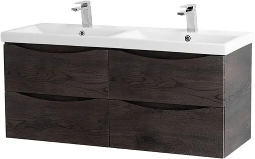 Тумба-умывальник подвесная BelBagno MARINO-CER 120 Rovere Nature Grigio MARINO-CER-1200-4C-SO-2-RNG-P+BB-0325-120-2-LVB