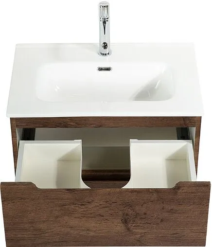 Тумба-умывальник подвесная BelBagno ETNA 39 70 Rovere Moro ETNA39-700/390-2C-SO-RW-P+BB700/390ETL