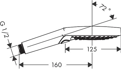 Лейка ручного душа Hansgrohe Raindance Select S 120 3jet EcoSmart шлифованная бронза 26531140