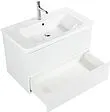 Тумба-умывальник подвесная BelBagno ALBANO-CER 80 Bianco Lucido ALBANO-CER-800-2C-SO-BL+12080-KL