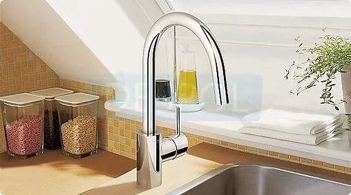 Смеситель для кухни с выдвижным изливом Grohe Concetto хром 32663001