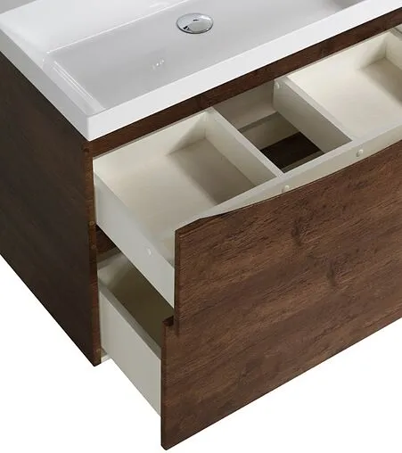 Тумба-умывальник подвесная BelBagno MARINO 65 Rovere Moro MARINO-650-2C-SO-RW-P+BB650/450-LV-MR-PR