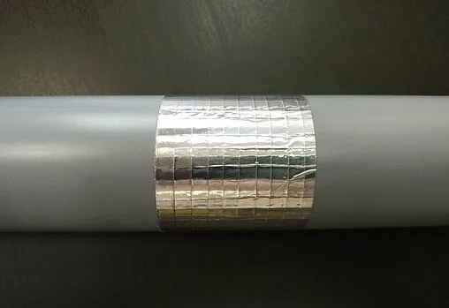 Лента алюминиевая самоклеящаяся 75мм x 50м серая K-FLEX ALU АА 130 850CG020045