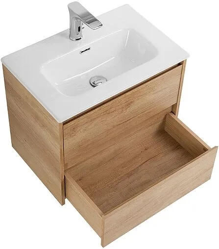 Тумба-умывальник подвесная BelBagno KRAFT 39 70 Rovere Nebrasca Nature KRAFT 39-700/390-2C-SO-RNN+BB700/390ETL