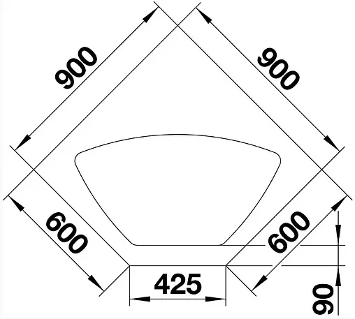 Мойка кухонная Blanco Zia 9 E 93 белый 514758