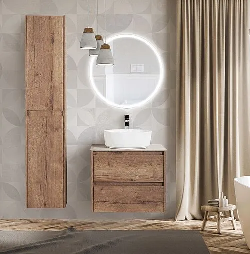 Тумба-умывальник подвесная BelBagno KRAFT 70 Rovere Tabacco KRAFT-700-2C-SO-RT+