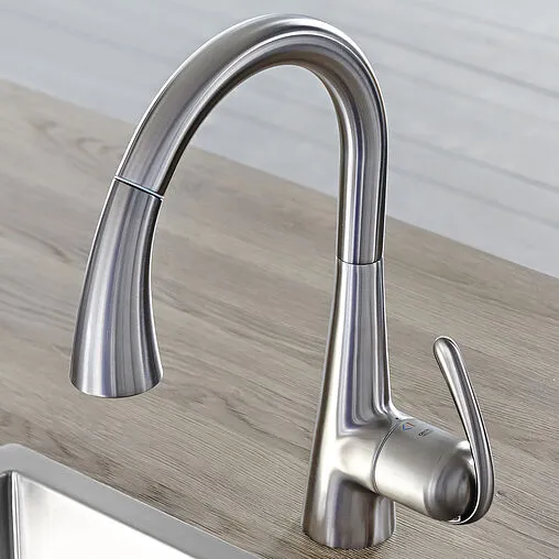 Смеситель для кухни с выдвижным изливом Grohe Zedra хром матовый 32294SD1