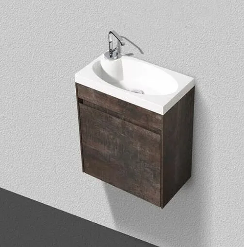 Тумба-умывальник подвесная BelBagno PIETRA MINI 46 R Stone PIETRA MINI-460-1A-SO-PT-R+BB-460-PM-LVB