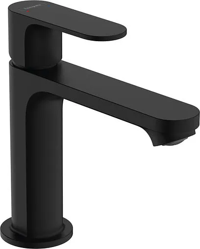 Смеситель для раковины Hansgrohe Rebris S 110 чёрный матовый 72517670