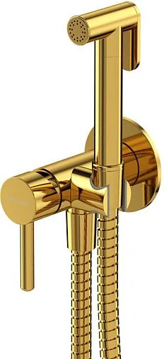 Гигиенический душ со смесителем WHITECROSS Y gold золото SYSYBI2GL
